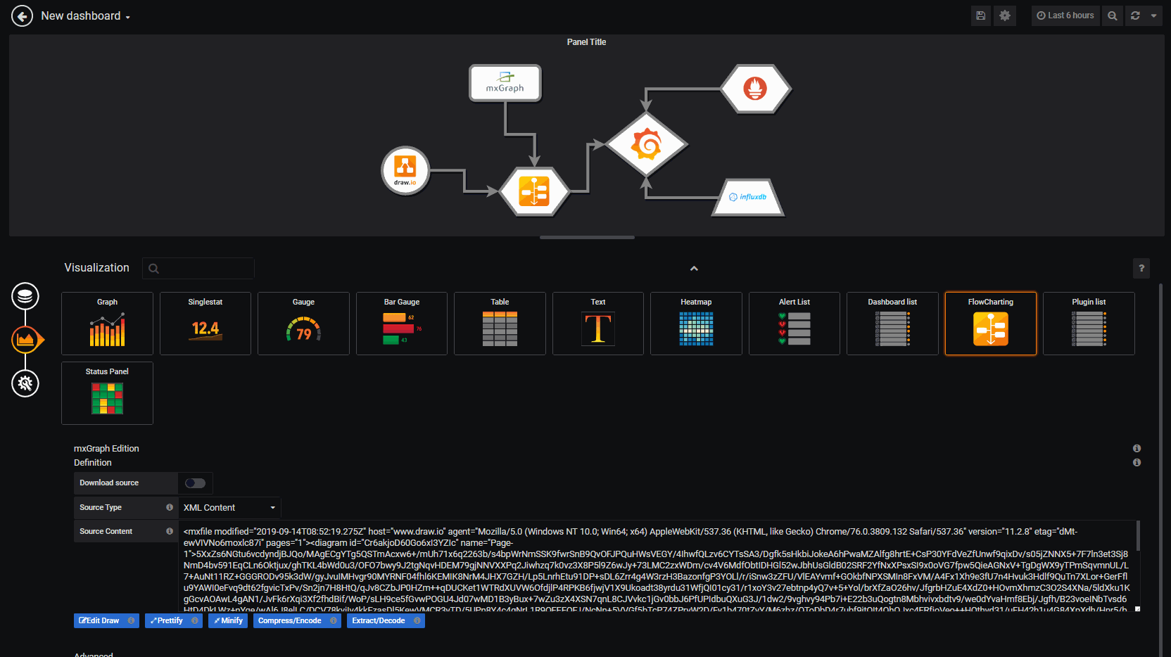 Open editor